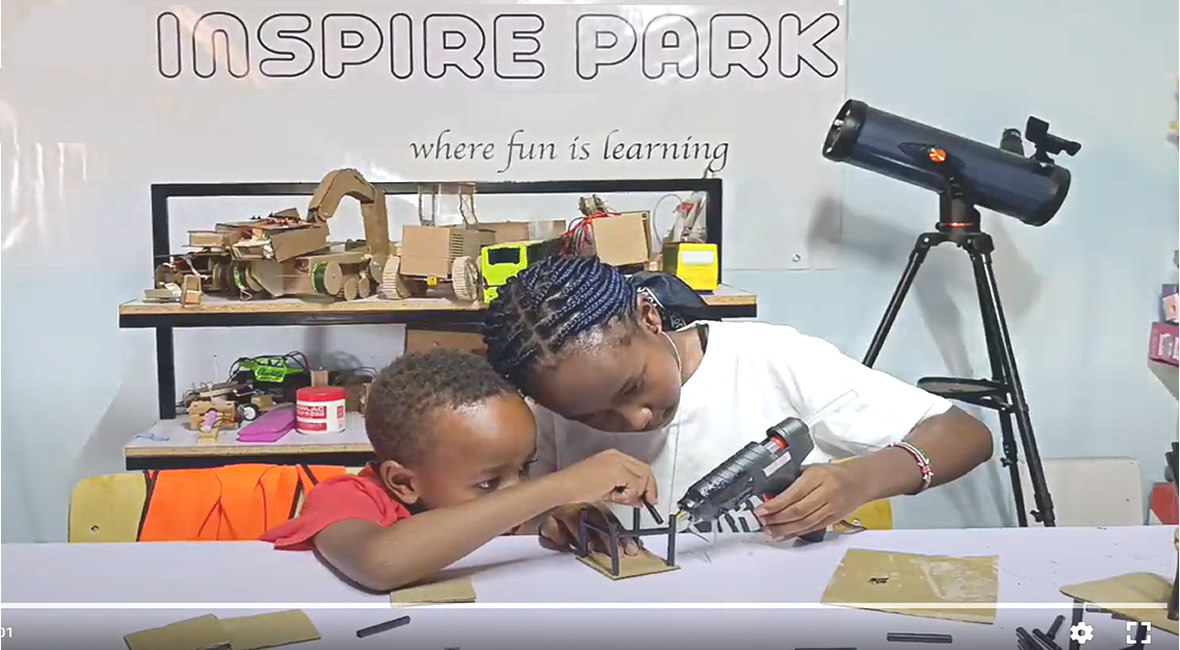 Students engaging in STEM